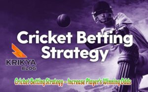 Cricket Betting Strategy – Increase Player's Winning Odds
