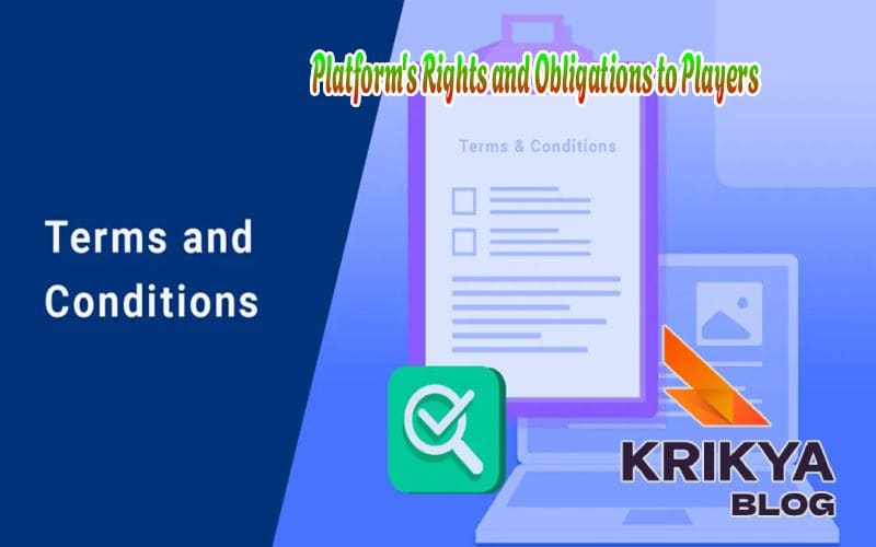 Platform's Rights and Obligations to Players