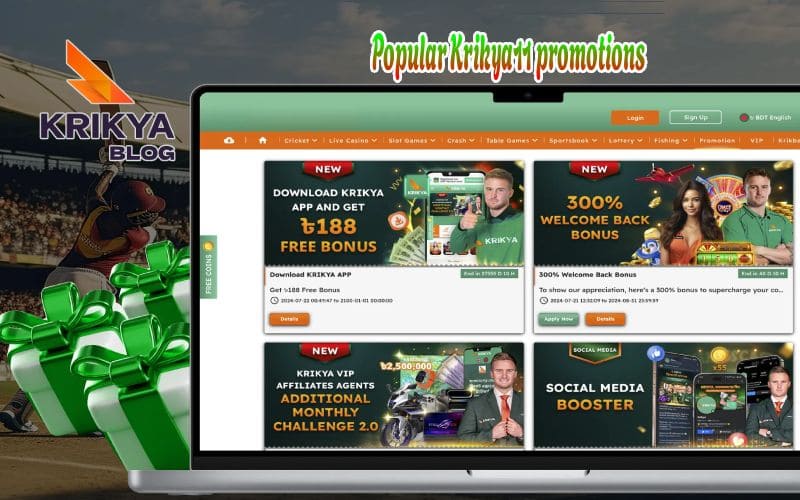 Popular Krikya11 promotions