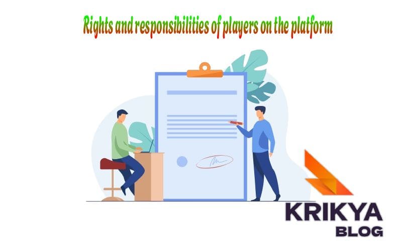 Rights and responsibilities of players on the platform