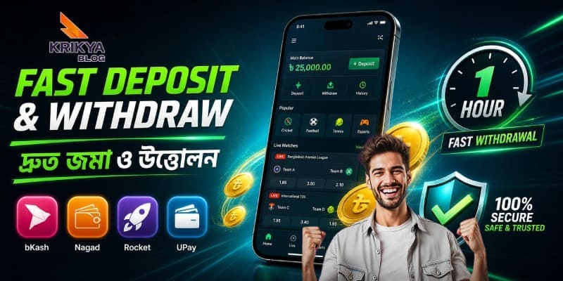 How Do You Register, Deposit, and Withdraw at Krikya11 Bangladesh?
