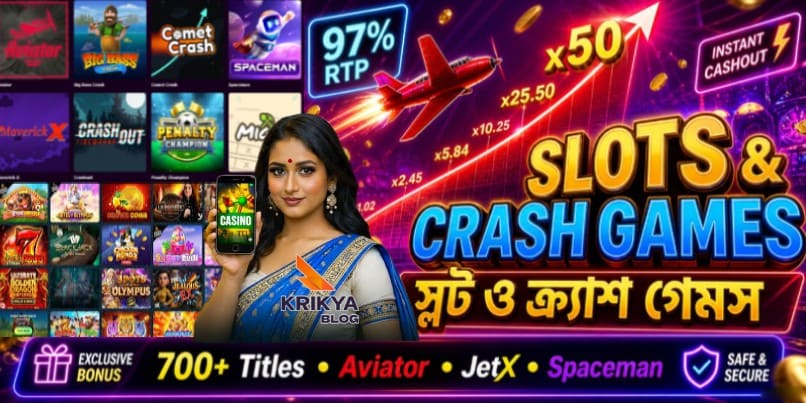 What Slot Games and Crash Games Are Available?